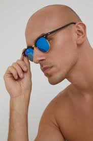 Ray-Ban napszemüveg CHRIS barna, férfi, 0RB4187