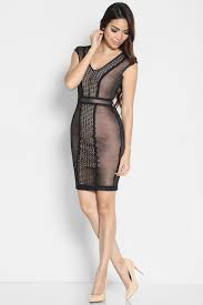 Bleu Belle Nude Dress - ShopperBoard