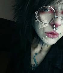 pin by luana gomes on dark body piercings face piercings facial piercings