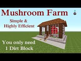 Attach a button to this circuit. Minecraft Tutorial Mushroom Farm The Console Pc Youtube Minecraft Farm Minecraft Tutorial Minecraft Blueprints