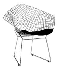 Knoll logo stamped on the back of the base. Bertoia Diamond Chair Reproduction Exclusive Mod