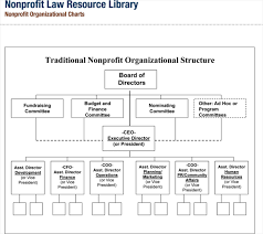 organizational structure flow charts