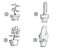 Inside the oval, draw a spiral line for the inner the part of the flower. How To Draw Cartoon Plants Using Simple Shapes