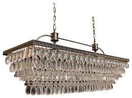 Check spelling or type a new query. Lightupmyhome Weston Rectangular Glass Drop Crystal Chandelier Antique Brass Modern Chandeliers By Light Up My Home Houzz