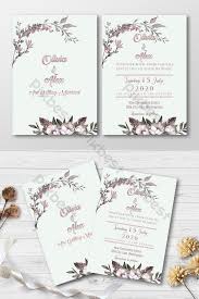 Download free wedding and birthday invitation templates in psd format. Flower Wedding Invitation Card Psd Psd Free Download Pikbest
