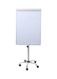 shop generic magnetic flip chart holder with wheels white