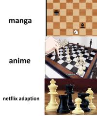 This category is for anime series marked as netflix originals. Manga Anime Checkmate Netflix Adaption Anime Meme On Me Me