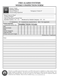 Administer and submit all hiring paperwork for new employees submit monthly reports on key talent acquisition metrics. Fire Alarm Inspection Form Fill Out And Sign Printable Pdf Template Signnow