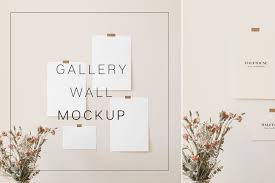 Gallery Wall Mockup Wall Art Mock Gallery Wall Mockup Gallery Wall Wall Canvas