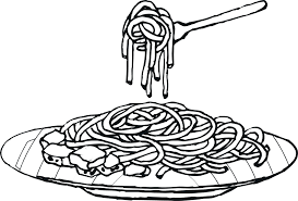 Mac 'n' cheese for a bunch. Pasta Coloring Pages Coloring Home