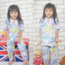 Baju tidur anak perempuan adalah sebuah pilihan untuk anak anda. Piyama Anak Setelan Baju Tidur Anak Perempuan Cewek Lucu 2 3 4 5 6 7 Tahun Katun Murah Tanah Abang Shopee Indonesia