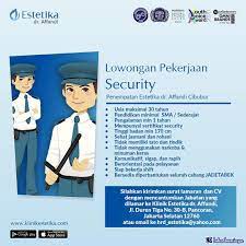 Temukan info lowongan pekerjaan menarik dan terbaru juli 2021 di kediri hanya di jobs.id. Lowongan Kerja Sebagai Satpam Agustus 2021