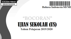 Maybe you would like to learn more about one of these? Bocoran Soal Us Usbn Bahasa Indonesia Sd Mi 2020 Pdf Doc
