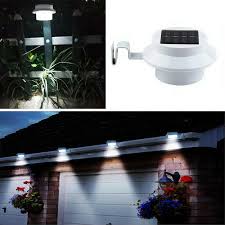 2led Solar Powered Gutter Light Outdoor Garden Yard Wall Pathway Fence Lamps Us Solar Lamp Solarlamp Solar Wall Lights Solar Lamp Patio Lamp