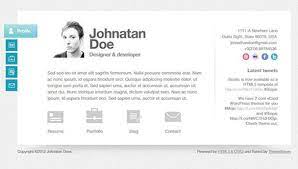 Maha cv / resume template. 36 Html5 Resume Templates Free Samples Examples Format Download Free Premium Templates