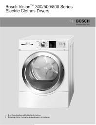 Bosch 300 series dishwasher installation manual. Bosch Vision 300 Series Operating Care And Installation Instructions Manual Pdf Download Manualslib