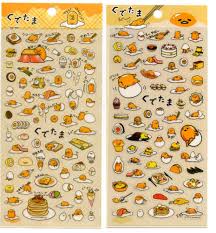 gudetama egg stickers sticker sheet kawaii breakfast food lot gudetama egg sticker sticker sheet