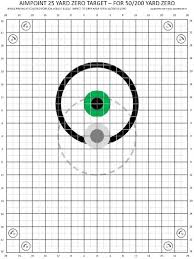 You'd have to be able to accurately see your target at 200 yards and hold the rifle still enough to make a decent group. 5 0 Y A R D Z E R O T A R G E T P R I N T A B L E Zonealarm Results