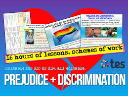 Prejudice Discrimination Teaching Resources