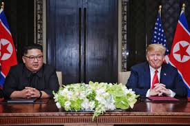 The north korea flag chosen was a very different design to the last one back then. Trump Loves How North Koreans Treat Kim Jong Un I Want My People To Do The Same Vox