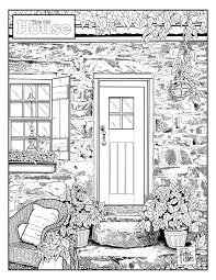 Old Houses Coloring Pages House Colouring Pages Decorative Painting Techniques Old Houses
