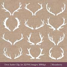 White Deer Antler Clip Art Deer Antler Clipart Deer Horns Clipart White Deer Antlers Horn Clipart Antlers Clip A Antler Tattoos Clip Art Deer Antler Tattoos