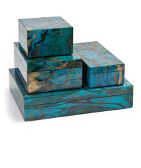 Gift Boxes Trendy Decor Blue Home Decor Blue Coffee Tables