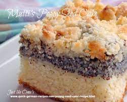Poppy Seed Cake Recipe Made Just Like Oma Recipe Poppy Seed Cake Poppy Seed Cake Recipe German Baking