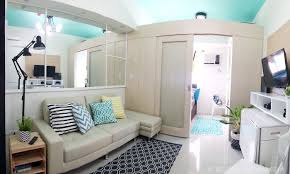 Light And Airy 23 Sqm Condo Unit Condo Interior Design Small Condo Interior Design Small Condo Living