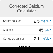 Corrected Calcium Calculator Formula Omni
