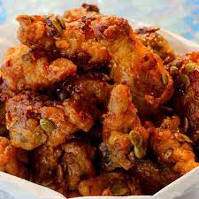 Honey Butter Fried Chicken Recipe Honey Butter Chicken Maangchi Recipes Honey Butter