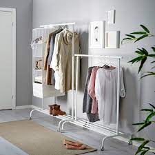 See more ideas about clothes rail ikea, clothes rail, laundry room organization. Rigga White Clothes Rack Ikea