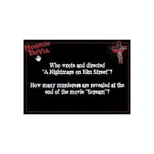 See if you can name the horror movie based only on the plot description. Buy Horror Trivia Card Game Test Your Knowledge Of Horror Pop Culture Facts With 300 Scary Fun Trivia Questions Online In Japan B07jvf73ry