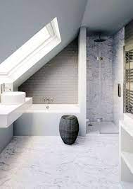 Remodeling small bathroom with slanted ceiling. 20 Simple And Small Attic Bathroom Design Ideas Simplesmallbathroomdesignideas Small Bathroom Remodel Loft Bathroom Small Attic Bathroom