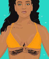 Photos of rihanna tattoos and their meaning. Complete Guide To Rihannas Tattoos Meaning Birthday