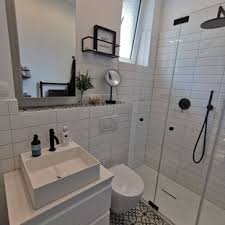 Bathroom ideas with bench furniture are applicable depending on different needs and requirements. 75 Beautiful Scandinavian Shower Bench Pictures Ideas July 2021 Houzz
