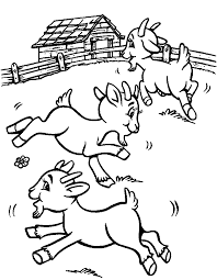 Adult coloring pages of sheep and shepherd. Goat Coloring Pages