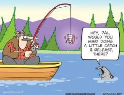 In His Own Words Fishing Cartoon Creator Chad Carpenter Was Born At An Early Age In Alaska Sadly He Was Funny Fishing Memes Fishing Humor Fishing Jokes