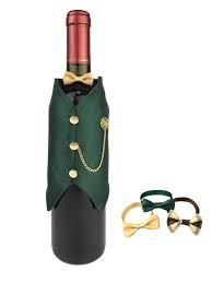 922 south beech street in bryan! Buy Wine Home Decorations Wine Bottle Covers In Tuxedo Design Decorations For Wedding Party Decoration Home Decor Wine Gifts Green Online At Low Prices In India Amazon In