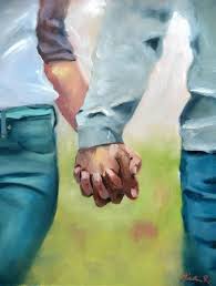 Holding Hands By Nicole Roggeman Cizimler Resimler Tablolar