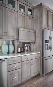 Shades Of Gray Kitchen Chicago By Schuler Cabinetry Houzz Rustic Kitchen Cabinets Rustic Kitchen Rustic Farmhouse Kitchen Cabinets