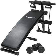 What's amazing is that even though jack lalanne is almost 100, he can still bust this bad boy out. Sit Up Bank Mit Trainingsseilen Und 2 Hanteln Klappbar Gunstig Online Kaufen Tectake