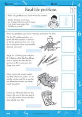 Examples on addition or subtraction with unlike fractions word problems on addition and subtraction of fractions: Addition And Subtraction Word Problems Ii Worksheet Grade 3 Teachervision