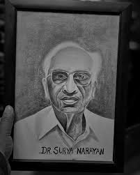 Pencil potrait of Dr Surya Narayan Ji Urgent Potrait just in 16 in hours