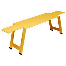 Banc Origami Acier De Fermob Miel Decoration Maison Mobilier De Salon Banc