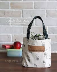 Lunch Box Bag How To Sew Tuto Couture Lunch Bag Diy Lunch Bag Sac A Coudre