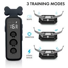 LOYPA Shock Collar for Dog with Remote, Rechargeable Dog Training Collar  with Beep, Vibration and Shock Modes, Waterproof Dog Bark Trainer E-Collar  for Small Puppy Large Dogs 3-150lbs and Other Pets: Buy