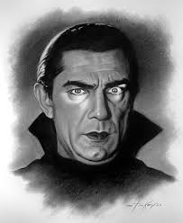 Night light resembles Bela Lugosi Dracula title card