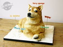 Doge Cake By The Tattooed Bakers Dog Cakes Amazing Cakes Crazy Cakes