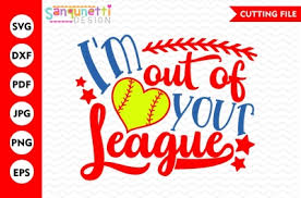 Check out our svg files for cricut selection for the very best in unique or custom, handmade pieces from our digital shops. Download I M Out Of Your League Svg Baseball Svg Softball Svg Free